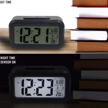 Imagem de Relogio de mesa despertador - bazar do saara, preto
