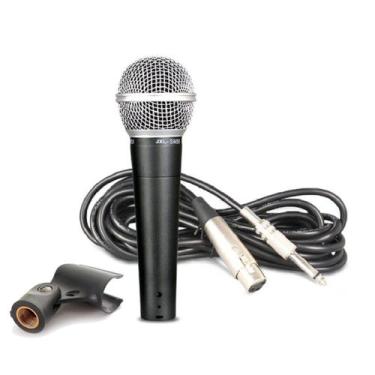 Imagem de Kit De Microfone Vocal,dinâmico,cardioide,C/cabo xlr Balanceado,cachim