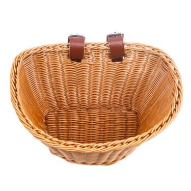 Imagem de Bike Basket DockMoor Front Handlebar Wicker para mulheres adultas