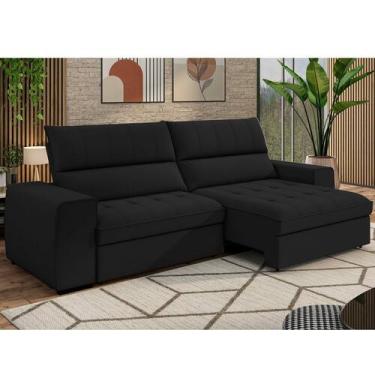 Imagem de Sofá Retrátil e Reclinável 3 Lugares 211cm Barcelona - Arte Cúbica Est