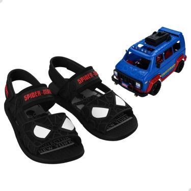 Imagem de Sandália Menino Grendene H. Aranha com Furgão Preto 23222
