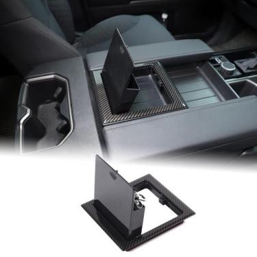 Imagem de Caixa de armazenamento oculta para apoio de braço para carro Toyota Tu