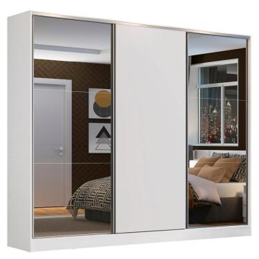 Imagem de Guarda Roupa Casal 100% MDF Zurique com Espelhos Madesa