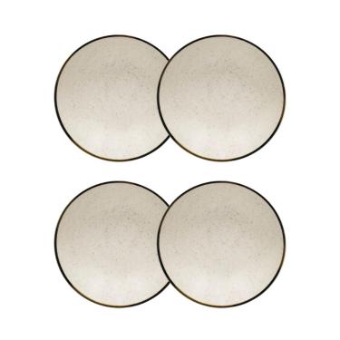 Imagem de Conjunto 4 Pratos Fundos 20,5cm Brisa Cerâmica Oxford