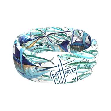 Imagem de Guy Harvey Anel de silicone da Groove Life – Anéis de casamento de borracha respirável para homens, cobertura vitalícia, design exclusivo, anel de ajuste confortável, 10, Silicone, Sem pedras preciosas