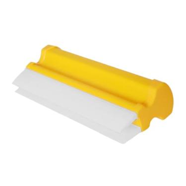 Imagem de SOLUSTRE Lâmina de duas fileiras de água para rodo de carro para limpeza profissional de janelas e espelhos, ferramenta versátil para carros, banheiros e cozinhas. Material