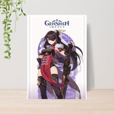 Imagem de Genérico, Quadro Decorativo Jogo Genshin Impact A4 | Placa MDF 010
