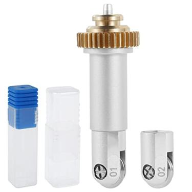 Imagem de Conjunto de rodas de pontuação para serviço pesado, ponta de roda de pontuação única e dupla, multifuncional, compatível com máquina de corte Cricut Maker, roda de pontuação para materiais leves