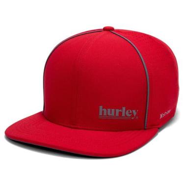 Imagem de Boné Hurley Aba Curva Puff SM26 Vermelho, Vermelho, Único