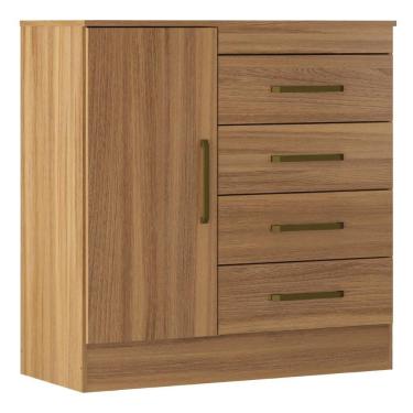 Imagem de Cômoda 4 Gavetas 1 Porta Montevideu Amendola Touch Demóbile Amendola Touch