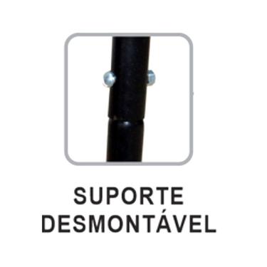 Imagem de Churrasqueira Master Aço Inox Grelha E Suporte 92x36x30cm