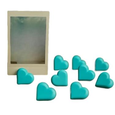 Imagem de Suporte para Fotos e Decoração, Porta-retrato para Casamento e Dia- Base de Apoio para Cartões e Lembranças como Presente(5,Azul Celeste)