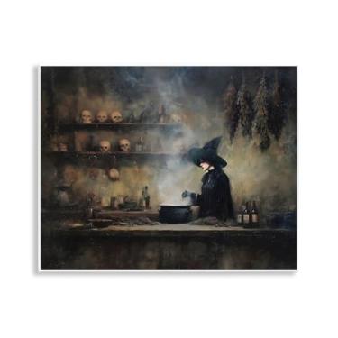 Imagem de Stupell Industries Arte de placa de parede Witch's Cauldron Brew, design por Arlington Prints, 28 x 35 cm