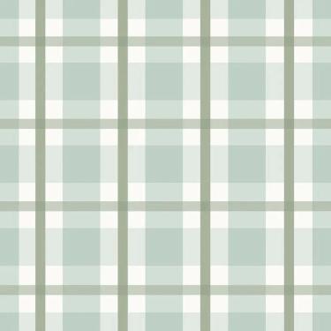 Imagem de Papel De Parede Revoada Xadrez Verde Menta 4449