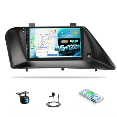 Imagem de Rádio estéreo automotivo Android 4G + 128G para Lexus RX270/RX350 2009-2014 tela sensível ao toque de 9 polegadas com WiFi, Bluetooth, sem fio, Carplay, câmera de backup de navegação GPS automática