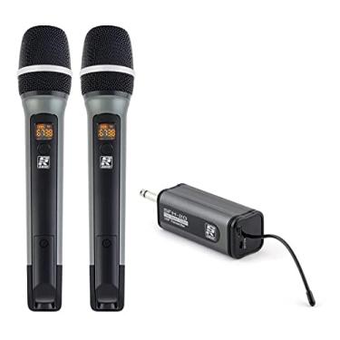 Imagem de Microfone Staner Live Sfh20 Duplo Mão Recarregável S/Fio