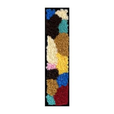 Imagem de 1 Patch de letra de chenille de ferro de camuflagem de 15 cm – adesivos do alfabeto para roupas, jaquetas, mochilas, chapéus para decoração personalizada, nome personalizado e artesanato. (I)