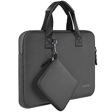 Imagem de Hseok Capa para laptop de 14 polegadas com bolsa pequena, bolsa de neoprene para computador compatível com MacBook Pro de 14 polegadas M4/M3/M2/M1 2025-2021, MacBook Air/Pro de 13 polegadas e a