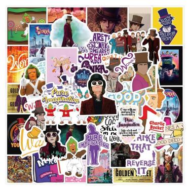 Imagem de Adesivos de vinil impermeável Wonkas Anime 50 unidades/lote
