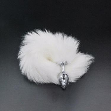 Imagem de Plug Anal Rabo de Raposa - Plug Tamanho P com Rabo 44 cm - sexy import