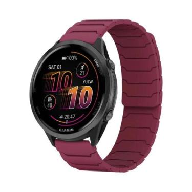 Imagem de Pulseira Magnética De Silicone Para Garmin Forerunner 570 265 55 255 2
