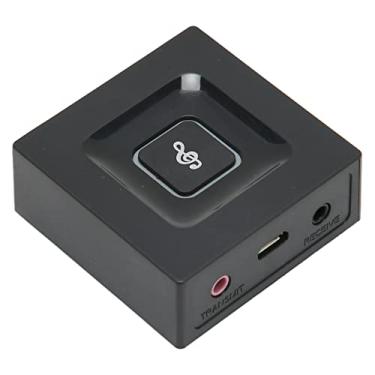 Imagem de SUNGOOYUE Adaptador de Música, Transmissor e Receptor 2 Em 1 Com Alcance de 30 Pés, Bateria Recarregável, Compatível Com 3,5 Mm e, para Smartphones e Alto-falantes