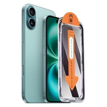 Imagem de Pacote com 1 protetor de tela de privacidade fosco para iPhone 14 Pro Max/iPhone 15 Plus/iPhone 16 Plus, filtro de tela antirreflexo, sem bolhas, transparente de alta definição, fácil instalação