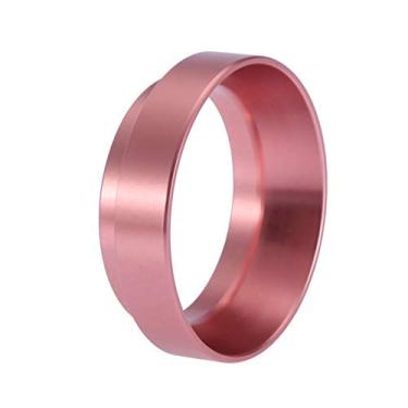 Imagem de Ymiko Anel de Funil Doseador de café de Alumínio para Portafiltros de 58 Mm, Acessório de Compactação de café Expresso (Rosa Vermelha)