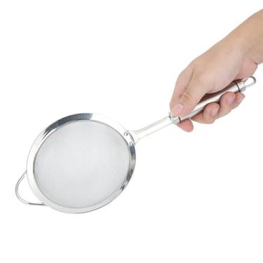 Imagem de HEEPDD Coador Ergonômico Ferramenta de Cozinha para Sucos óleos e Farinha Aço Inoxidável Alça Longa Filtro Colher Cozinha