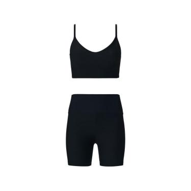 Imagem de Kit Top E Bermuda Esportiva Proteção UV Hering Sports-Feminino