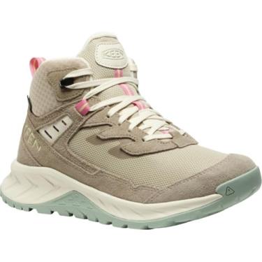 Imagem de KEEN Botas femininas Hightrail impermeáveis para caminhada, Limonada malhada/rosa, 38