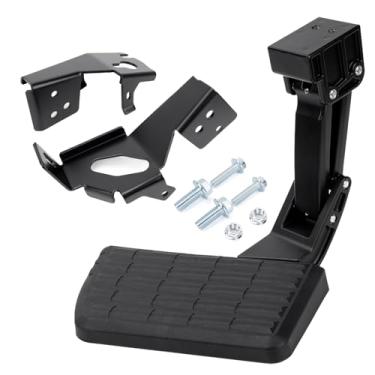 Imagem de Degrau de porta traseira para para-choques 75313-01A Degrau traseiro compatível com Ford F-250 F-350 F-450 Super Duty 2017-2022 degrau de porta traseira dobrável