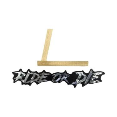 Imagem de Adesivos Para Capacete De Motocicleta RIDE OR DIE, Decalques De Vinil 
