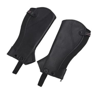 Imagem de Jiawu Meia Polainas Elegantes para Passeios a Cavalo para Adultos Com Zíper para Couro de Vaca Equestre Confortável, incluindo. Cena, Tamanho