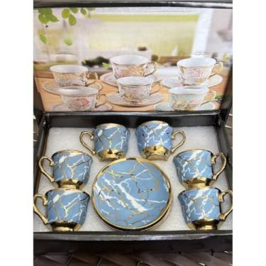 Imagem de Xícara de Café em Cerâmica 90ml Design Elegante para Espresso Uso Diário(Cor3)