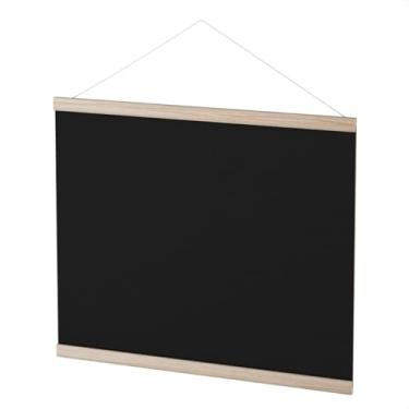 Imagem de Quadro Aviso, Souza, Moldura Madeira, Mural Negro, 47 cm x 37 cm