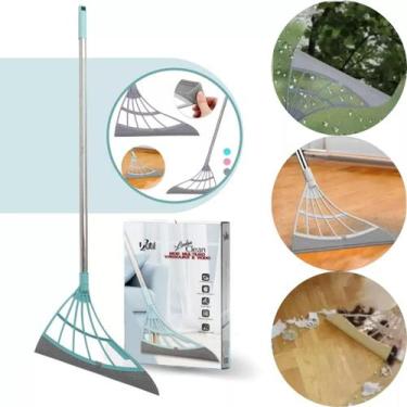 Imagem de Vassoura Mágica Mop Rodo Limpeza Tira Pelo Limpa Vidro Piso Seca Bem S