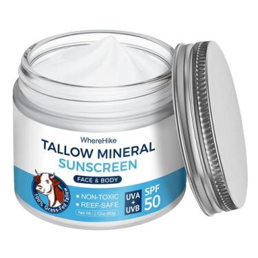 Imagem de Protetor solar WhereHike Organic Beef Tallow SPF 50 Hidratante 2 em 1