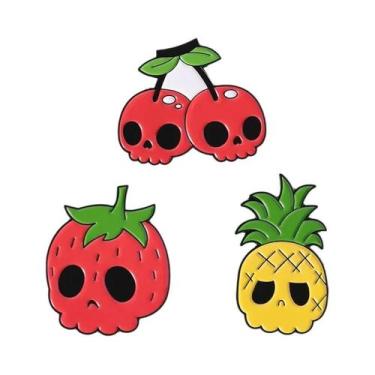 Imagem de Conjunto De Pins De Esmalte De Dinossauro E Gato Em Estilo Cartoon, Br