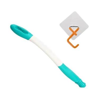 Imagem de Vassoura De Limpeza Higiênica Para Banheiro Com Cabo Longo, Essencial 