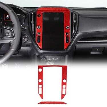Imagem de Daeiclru Adesivo de cobertura de moldura de tela de navegação de carro compatível com Subaru WRX 2022-2024/Crosstrek 2024 2025, console central GPS tela painel de navegação acessórios de acabamento