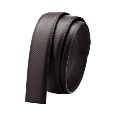 Imagem de Cinto Masculino De Couro Genuíno Em Couro De Vaca Sem Fivela Estilo Co