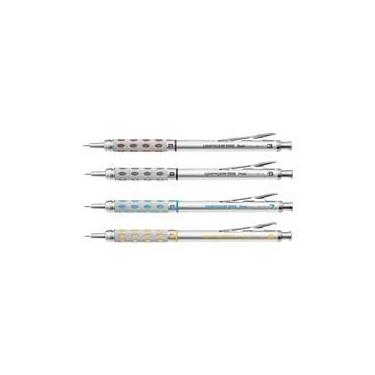 Imagem de Pentel Lápis De Desenho Automático Graph Gear 1000. 0.7 Mm Detalhes Em Azul Dúzia Preto