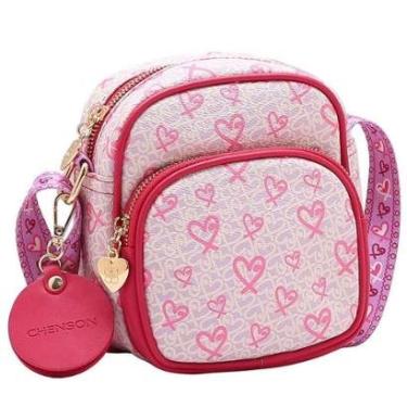 Imagem de Bolsa Feminina Transversal Chenson Cg84965 - Rosa - U-Feminino