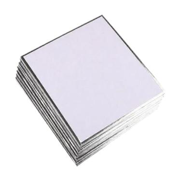 Imagem de Vaveren Conjunto de 10 placas Shikishi para assinaturas, materiais para artes e artesanato, placa multiuso para assinaturas, cartões de arte em branco para, Prata, L