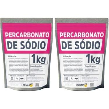 Imagem de Alvejante Sem Cloro Percarbonato de Sódio - Limpeza Doméstica Roupas Brancas e Coloridas (2Kg)