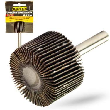 Imagem de Roda De Lixa 30x20mm G220 c/ Haste 1/4 Beltools