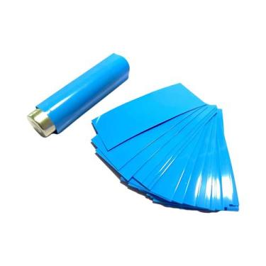 Imagem de 100 Peças De Tubo Termoencolhível Plano De PVC Para Bateria 18650, Pel