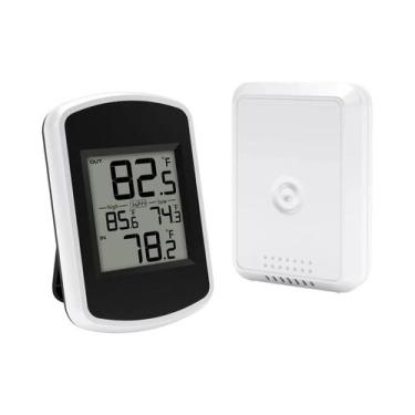 Imagem de Termômetro Digital Sem Fio De Ampla Faixa -40  ~60  Suporte De Parede/