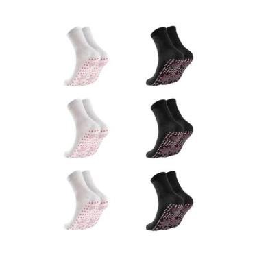 Imagem de Meias Térmicas De Inverno Com Terapia Magnética De Turmalina Para Emag